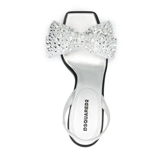 Dsquared2 Women's Sandals Silver - Picture 3 of 4